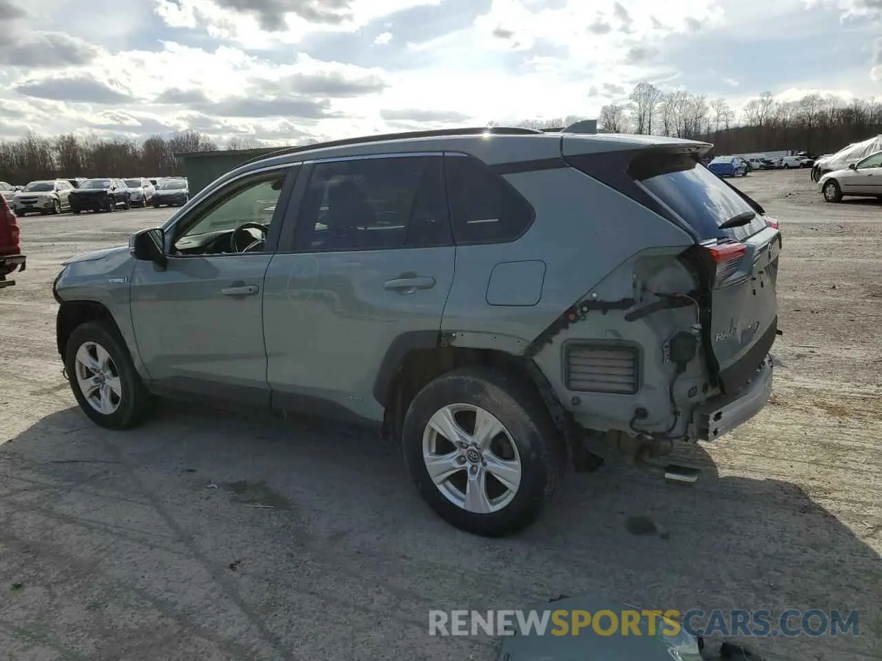 2 fotografías del automóvil dañado 4T3R6RFV5MU014913 TOYOTA RAV4 2021