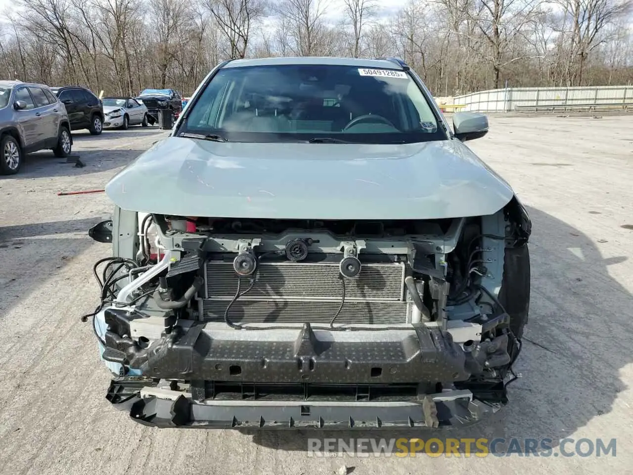 5 fotografías del automóvil dañado 4T3R6RFV5MU014913 TOYOTA RAV4 2021