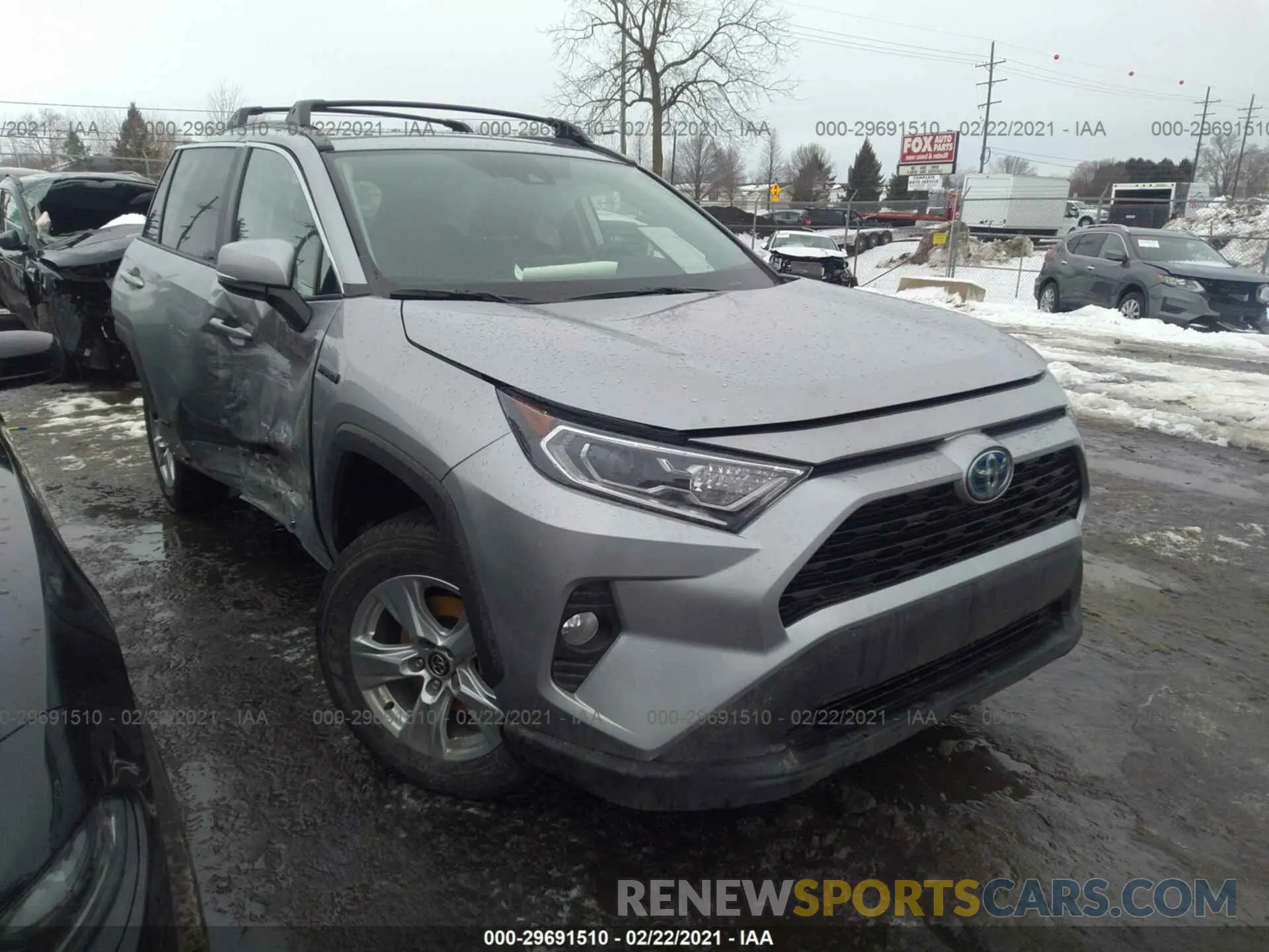 1 fotografías del automóvil dañado 4T3R6RFV5MU016855 TOYOTA RAV4 2021