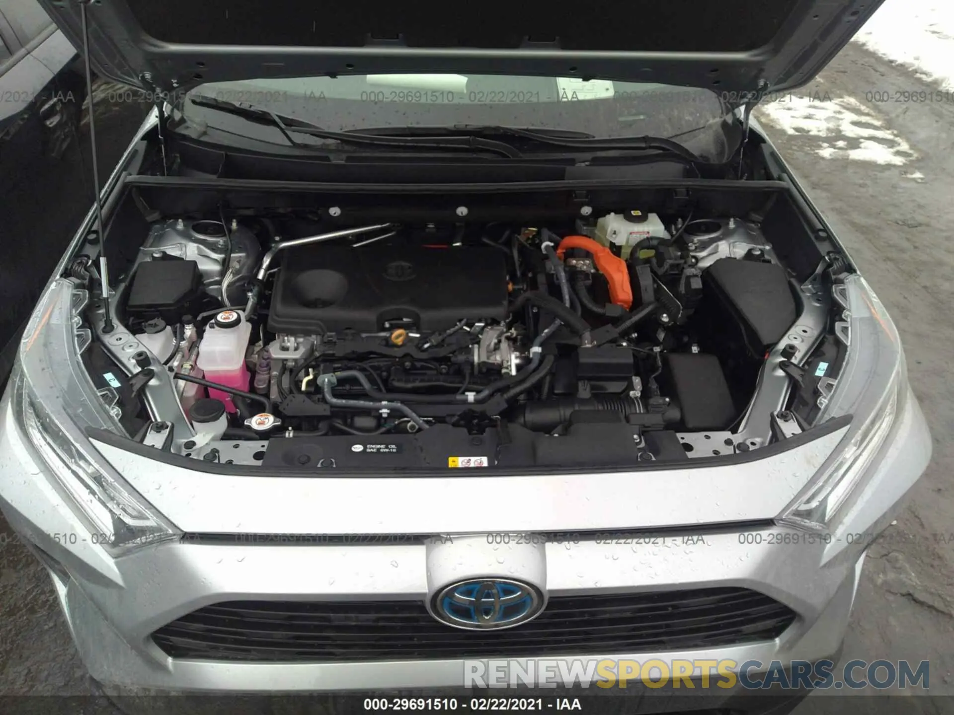 10 fotografías del automóvil dañado 4T3R6RFV5MU016855 TOYOTA RAV4 2021