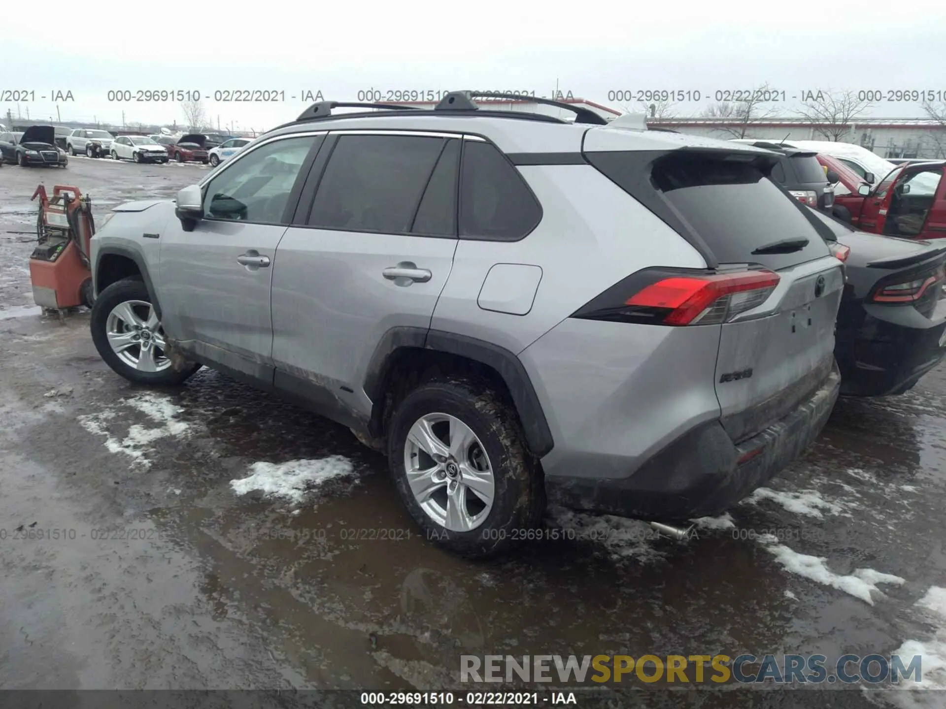 3 fotografías del automóvil dañado 4T3R6RFV5MU016855 TOYOTA RAV4 2021