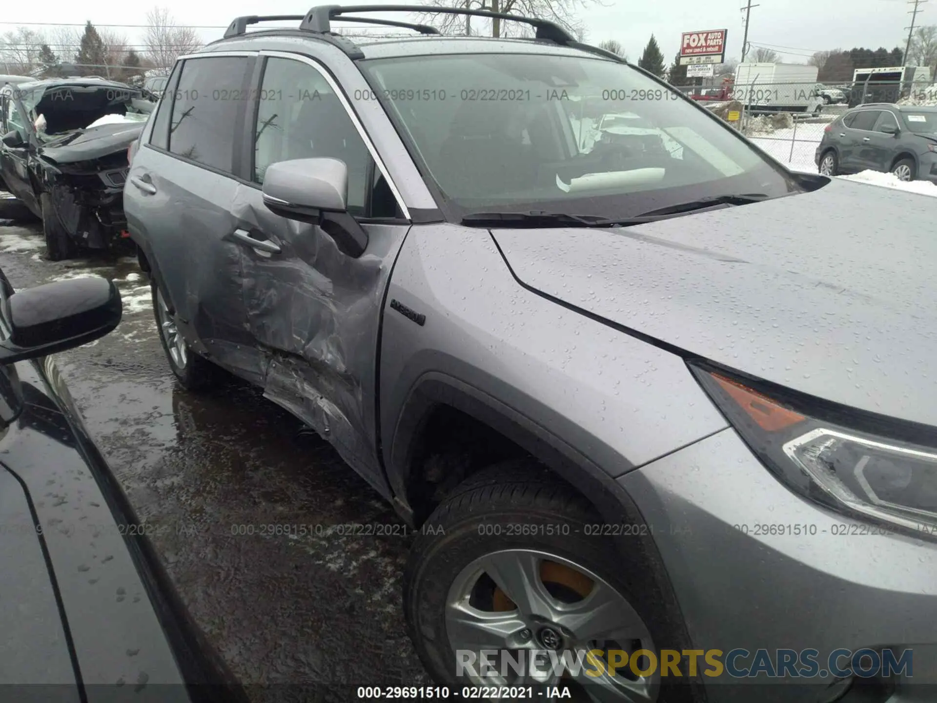 6 fotografías del automóvil dañado 4T3R6RFV5MU016855 TOYOTA RAV4 2021