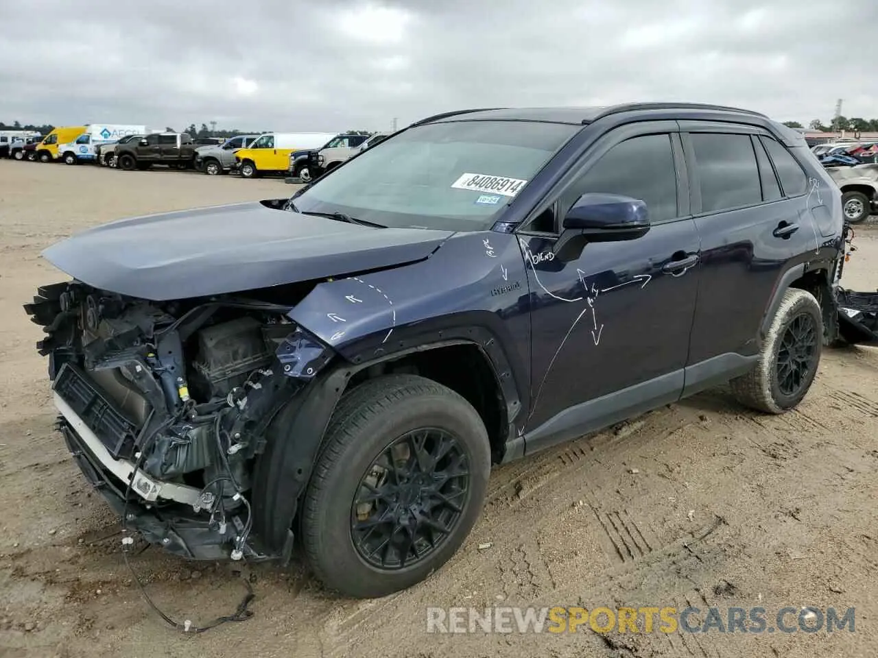 1 fotografías del automóvil dañado 4T3R6RFVXMU013949 TOYOTA RAV4 2021