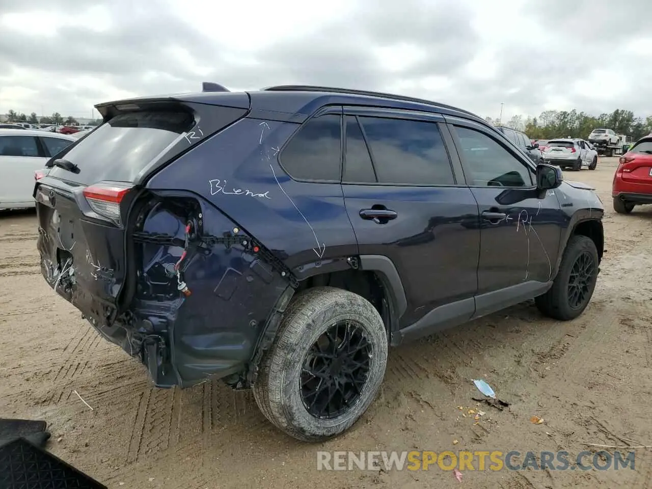 3 fotografías del automóvil dañado 4T3R6RFVXMU013949 TOYOTA RAV4 2021