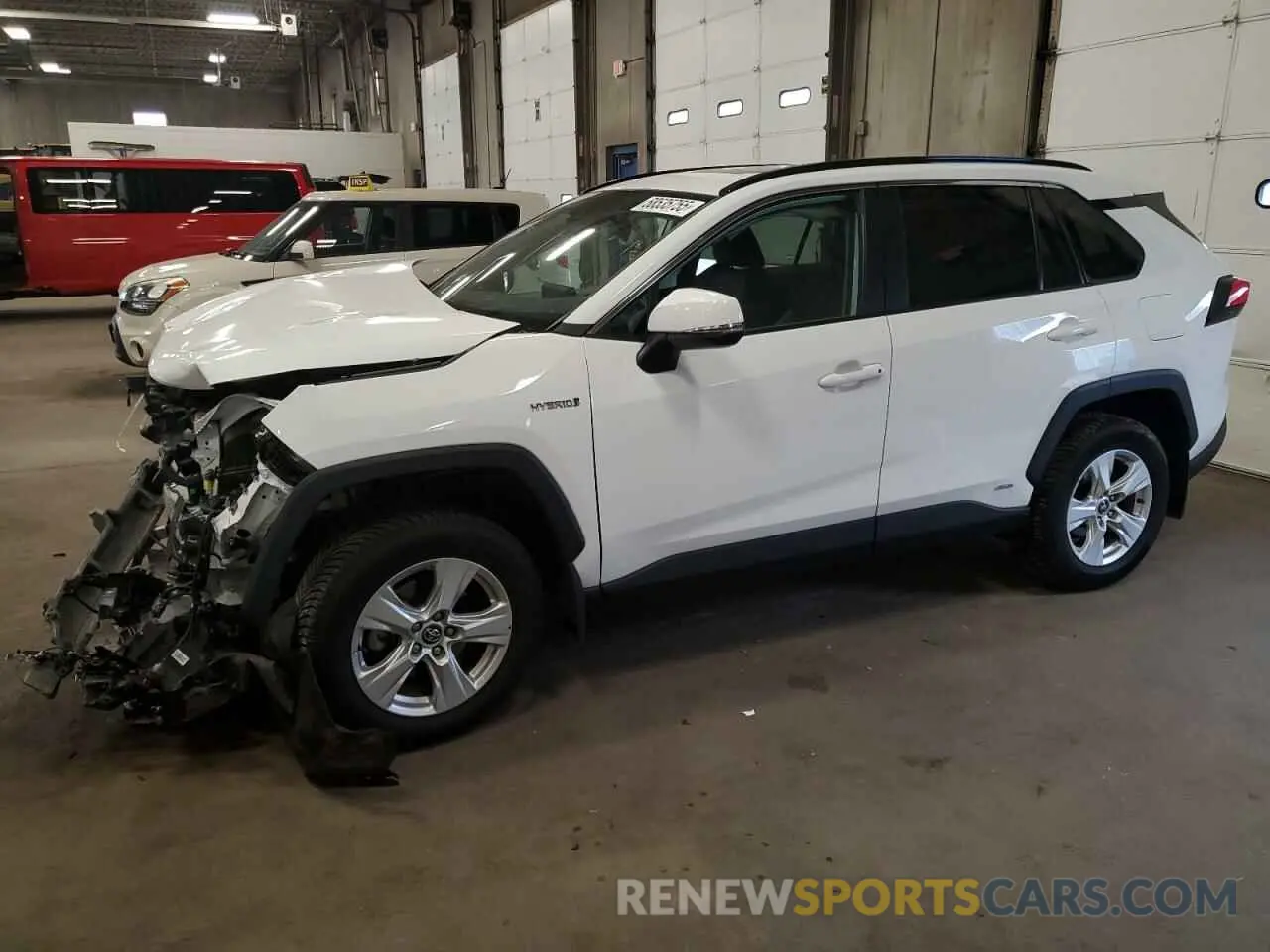 1 fotografías del automóvil dañado 4T3R6RFVXMU016236 TOYOTA RAV4 2021