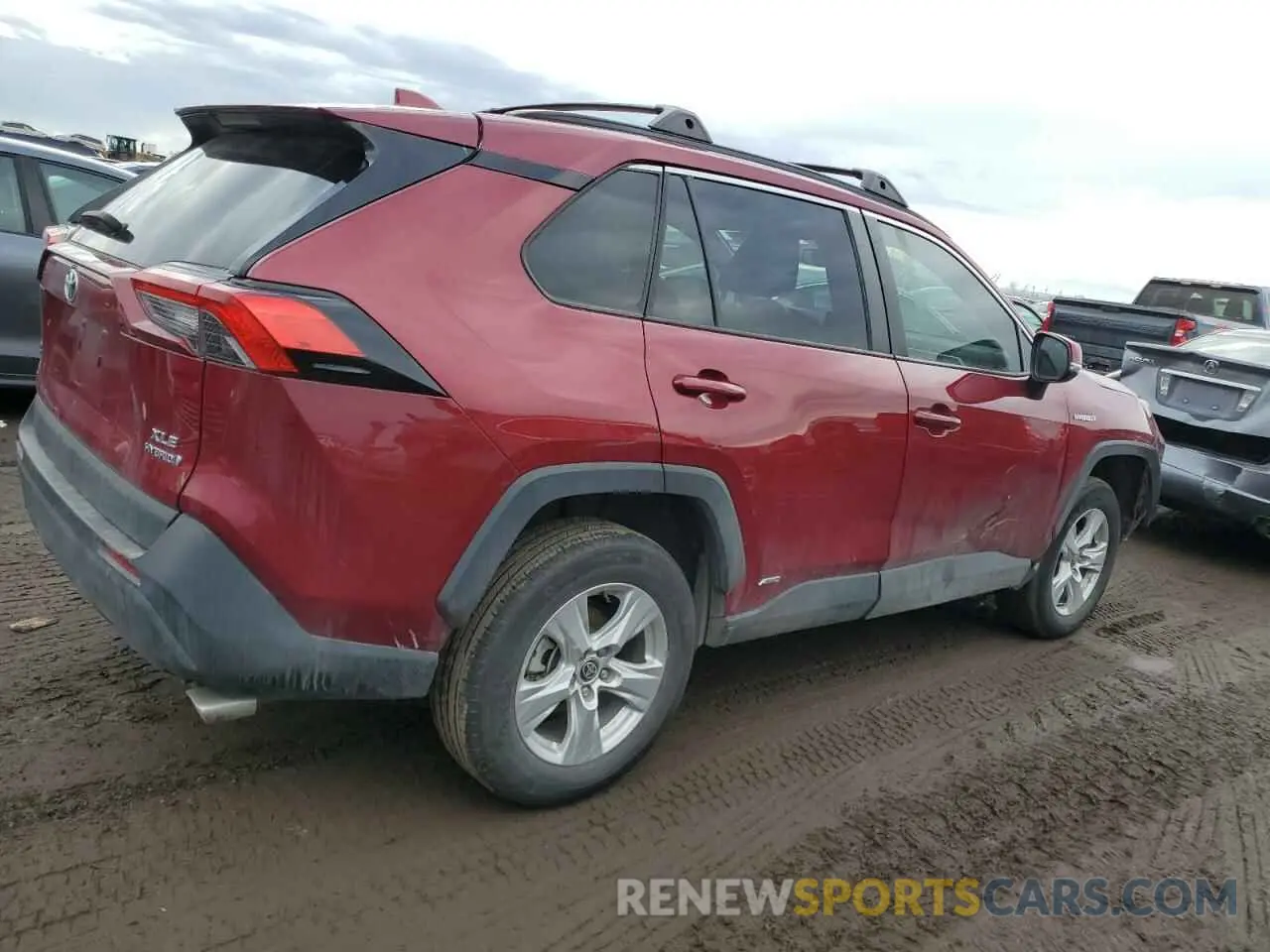 3 fotografías del automóvil dañado 4T3RWRFV0MU021686 TOYOTA RAV4 2021