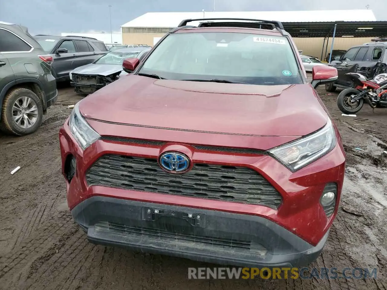 5 fotografías del automóvil dañado 4T3RWRFV0MU021686 TOYOTA RAV4 2021