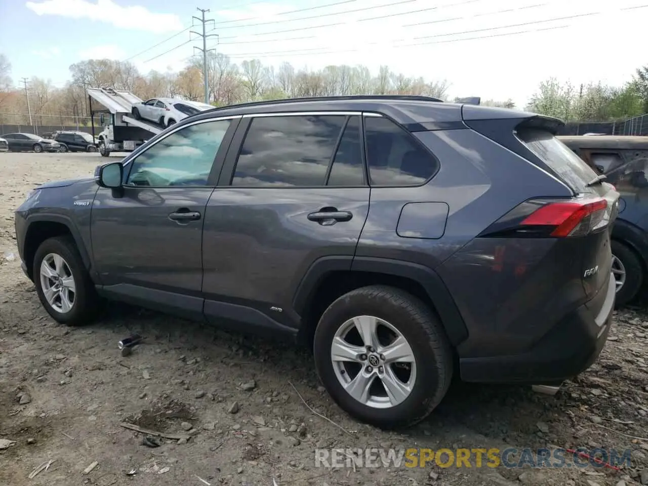 2 fotografías del automóvil dañado 4T3RWRFV2MU030549 TOYOTA RAV4 2021
