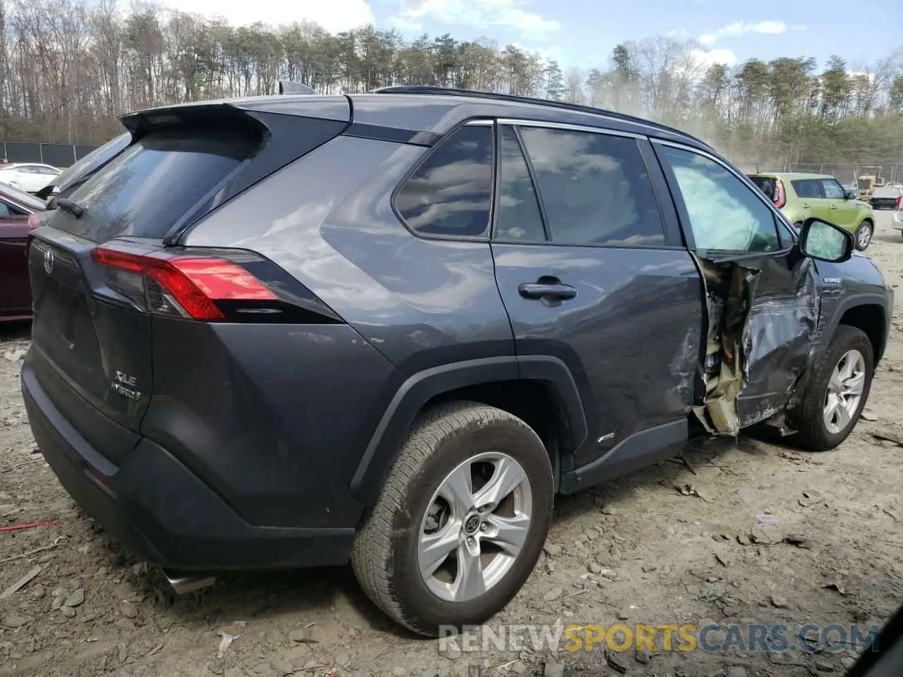 3 fotografías del automóvil dañado 4T3RWRFV2MU030549 TOYOTA RAV4 2021