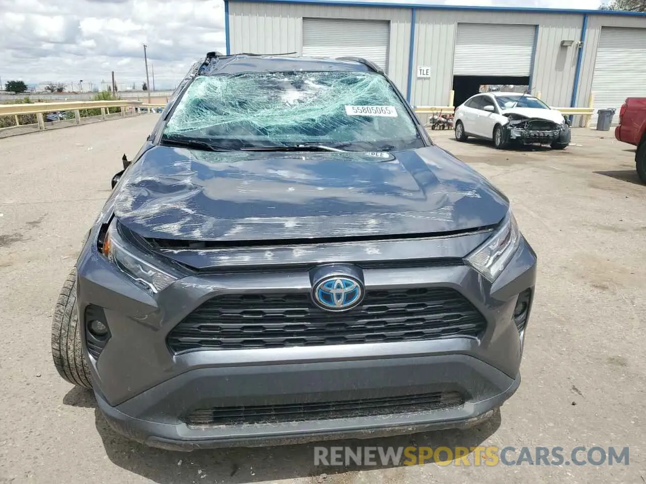 5 fotografías del automóvil dañado 4T3RWRFV4MU018354 TOYOTA RAV4 2021