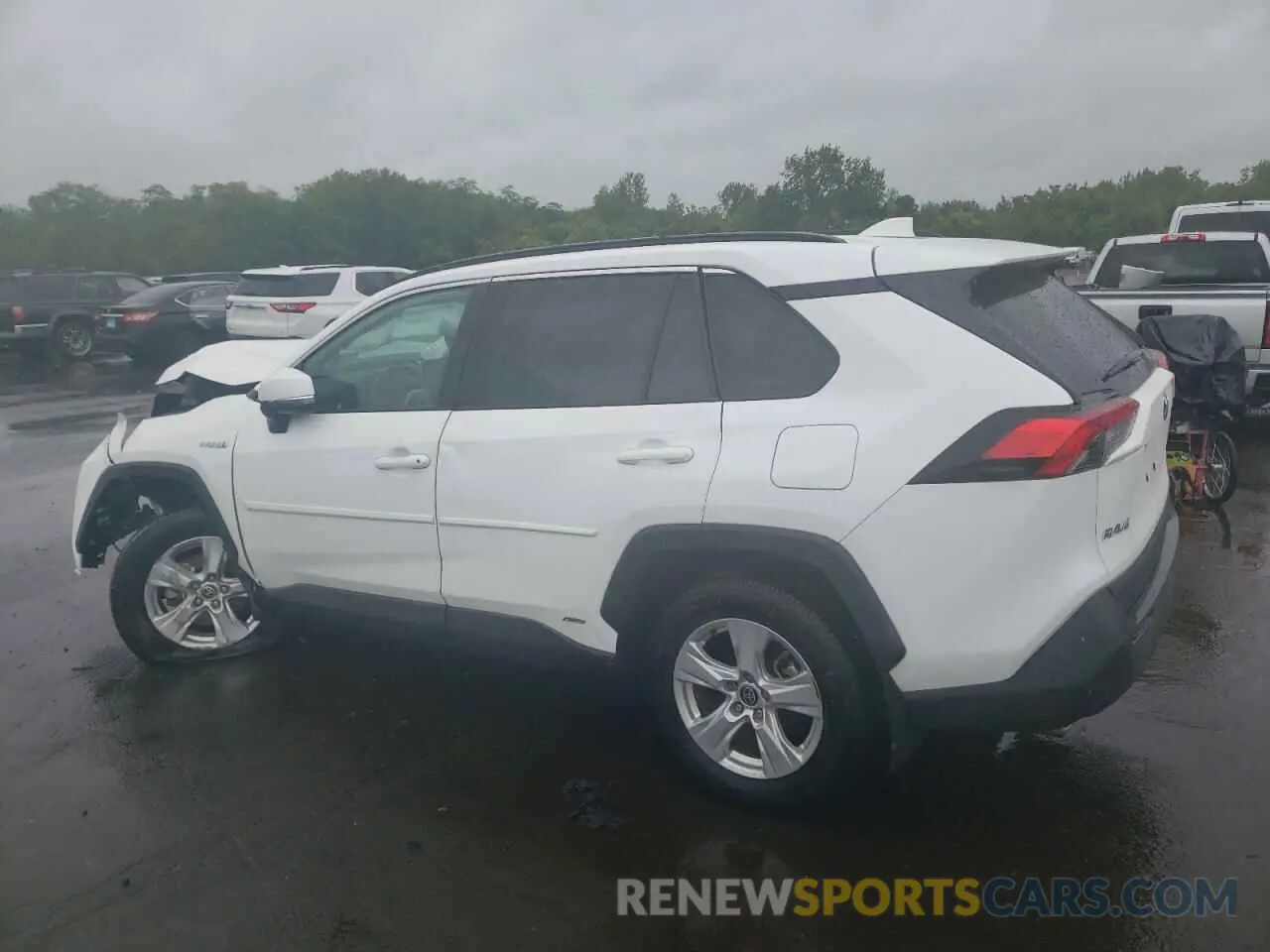 2 fotografías del automóvil dañado 4T3RWRFV4MU033842 TOYOTA RAV4 2021