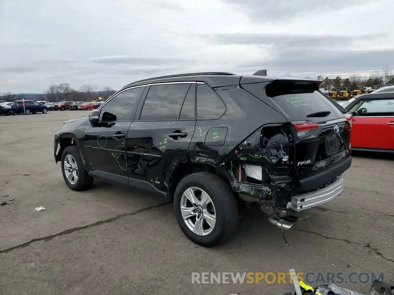 2 fotografías del automóvil dañado 4T3RWRFV5MU025698 TOYOTA RAV4 2021