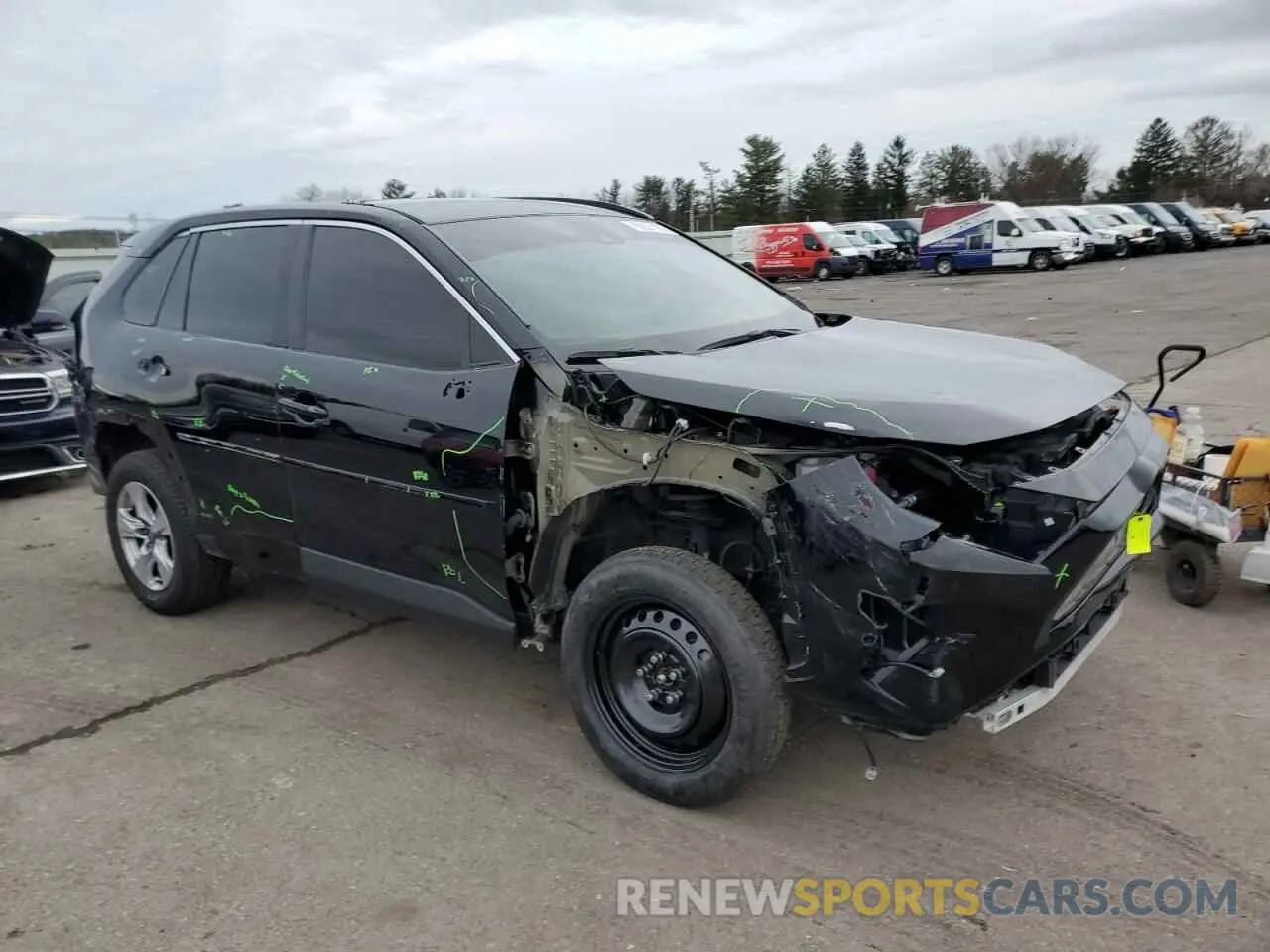 4 fotografías del automóvil dañado 4T3RWRFV5MU025698 TOYOTA RAV4 2021