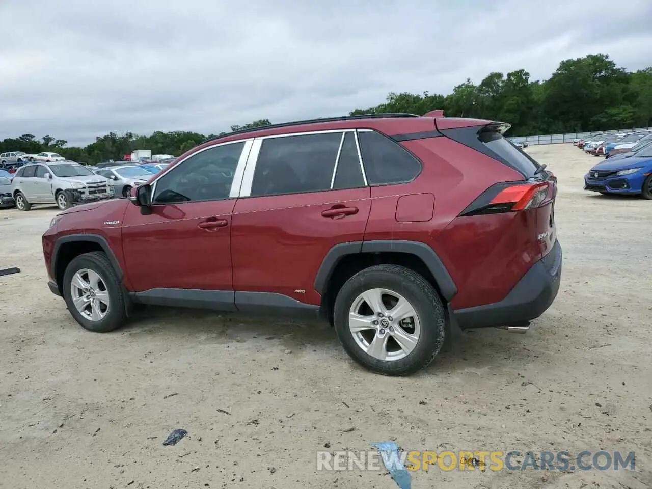 2 fotografías del automóvil dañado 4T3RWRFV5MU036006 TOYOTA RAV4 2021