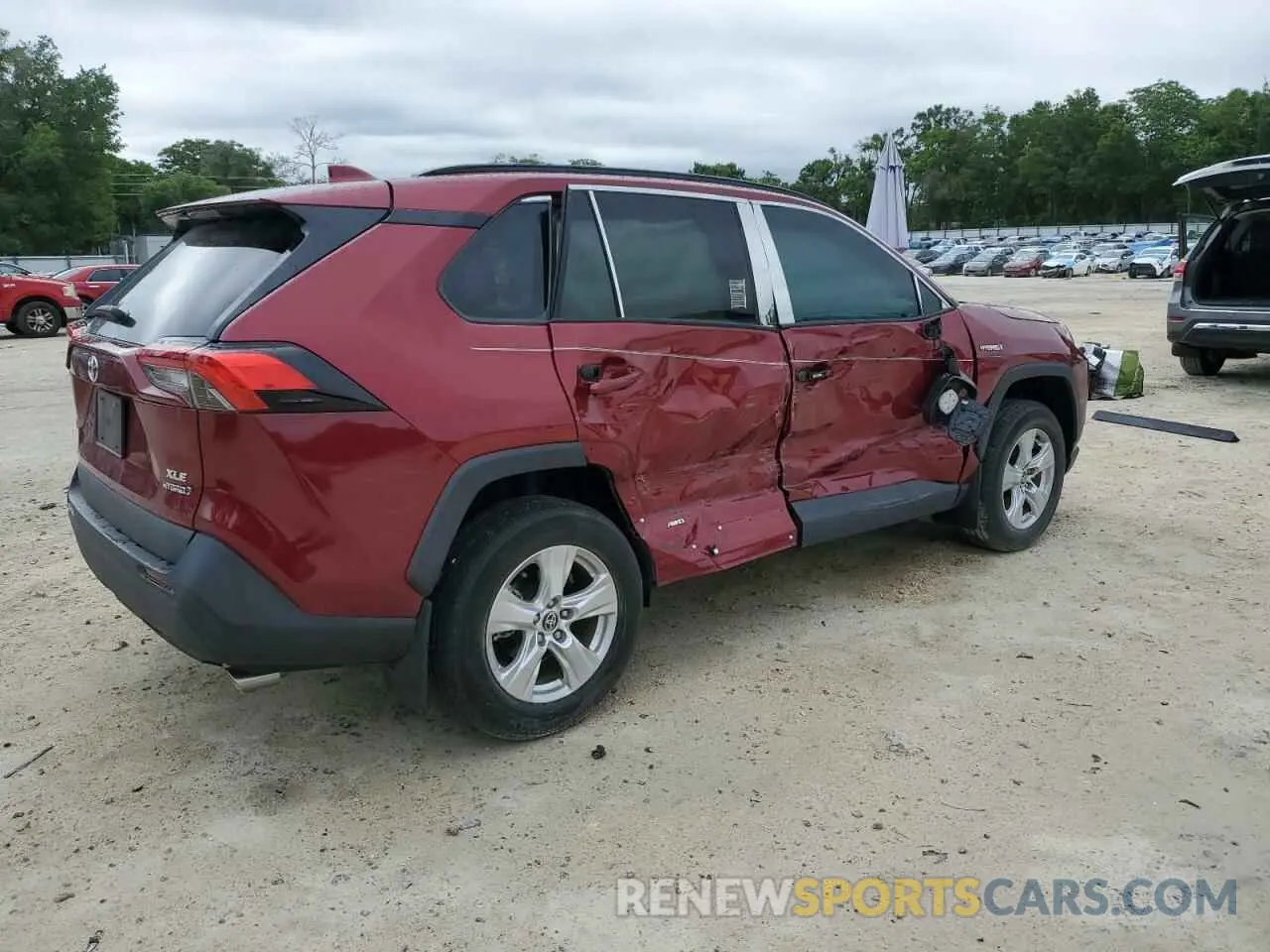 3 fotografías del automóvil dañado 4T3RWRFV5MU036006 TOYOTA RAV4 2021