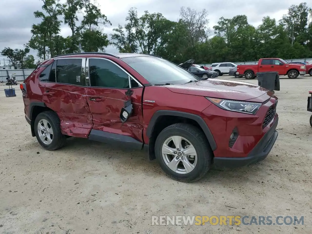 4 fotografías del automóvil dañado 4T3RWRFV5MU036006 TOYOTA RAV4 2021