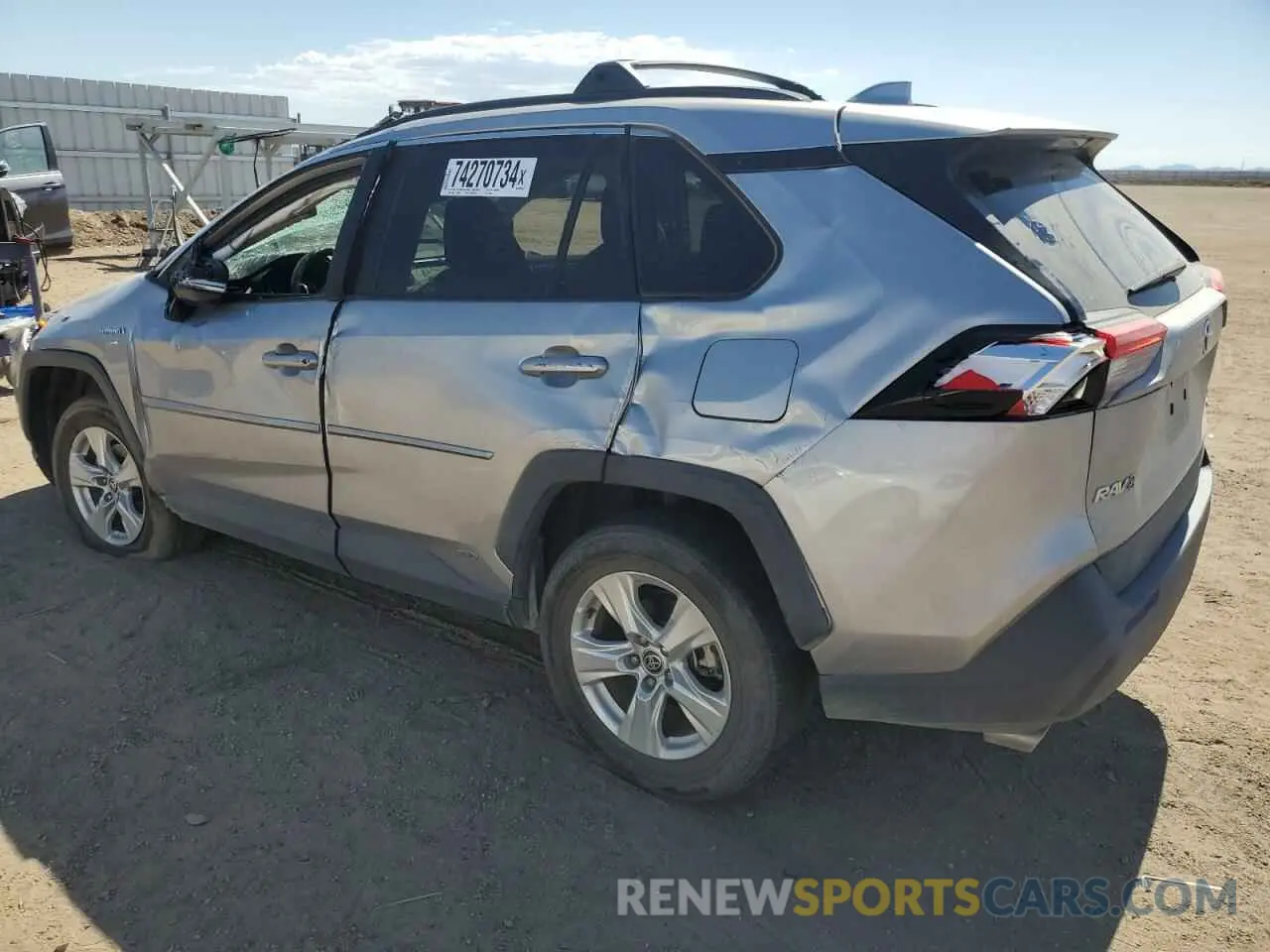 2 fotografías del automóvil dañado 4T3RWRFV5MU036054 TOYOTA RAV4 2021