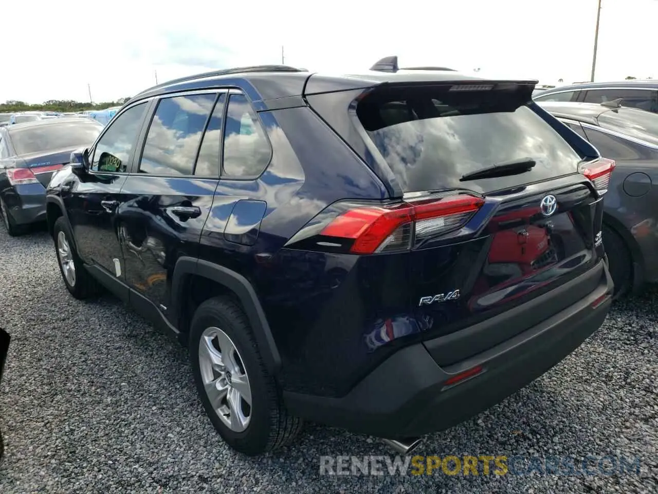 3 fotografías del automóvil dañado 4T3RWRFV5MU049726 TOYOTA RAV4 2021