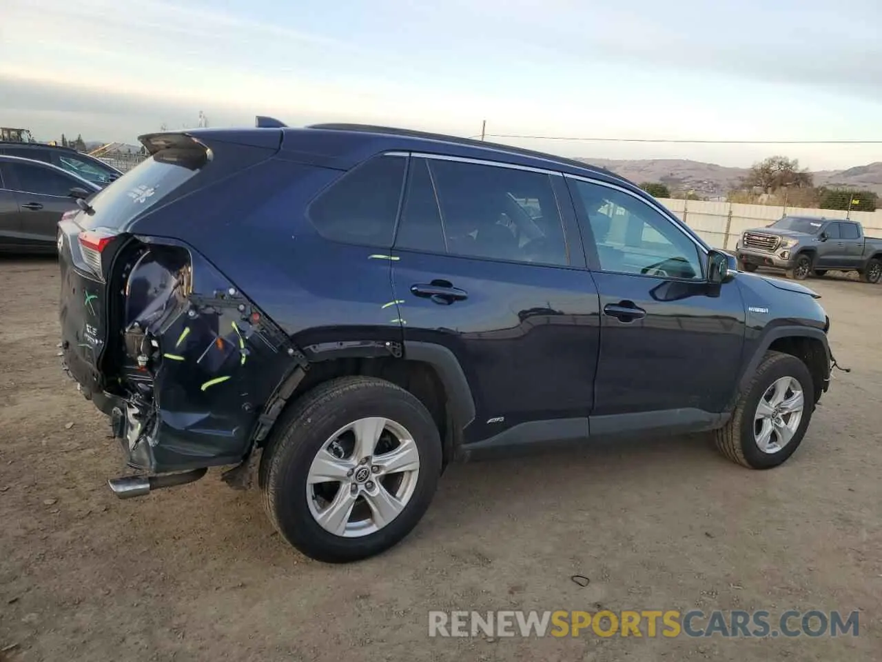 3 fotografías del automóvil dañado 4T3RWRFV6MU035608 TOYOTA RAV4 2021