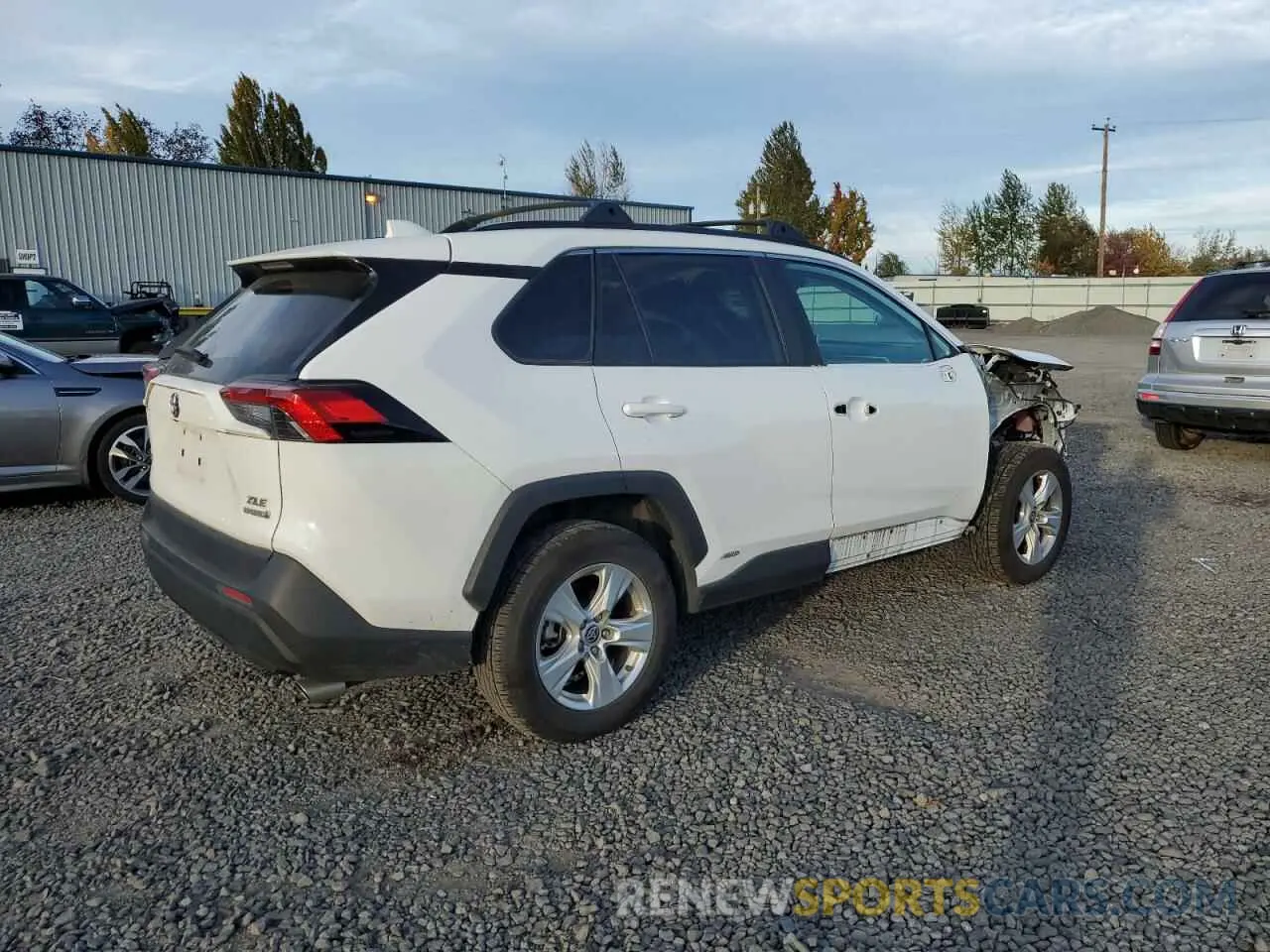 3 fotografías del automóvil dañado 4T3RWRFV6MU047483 TOYOTA RAV4 2021