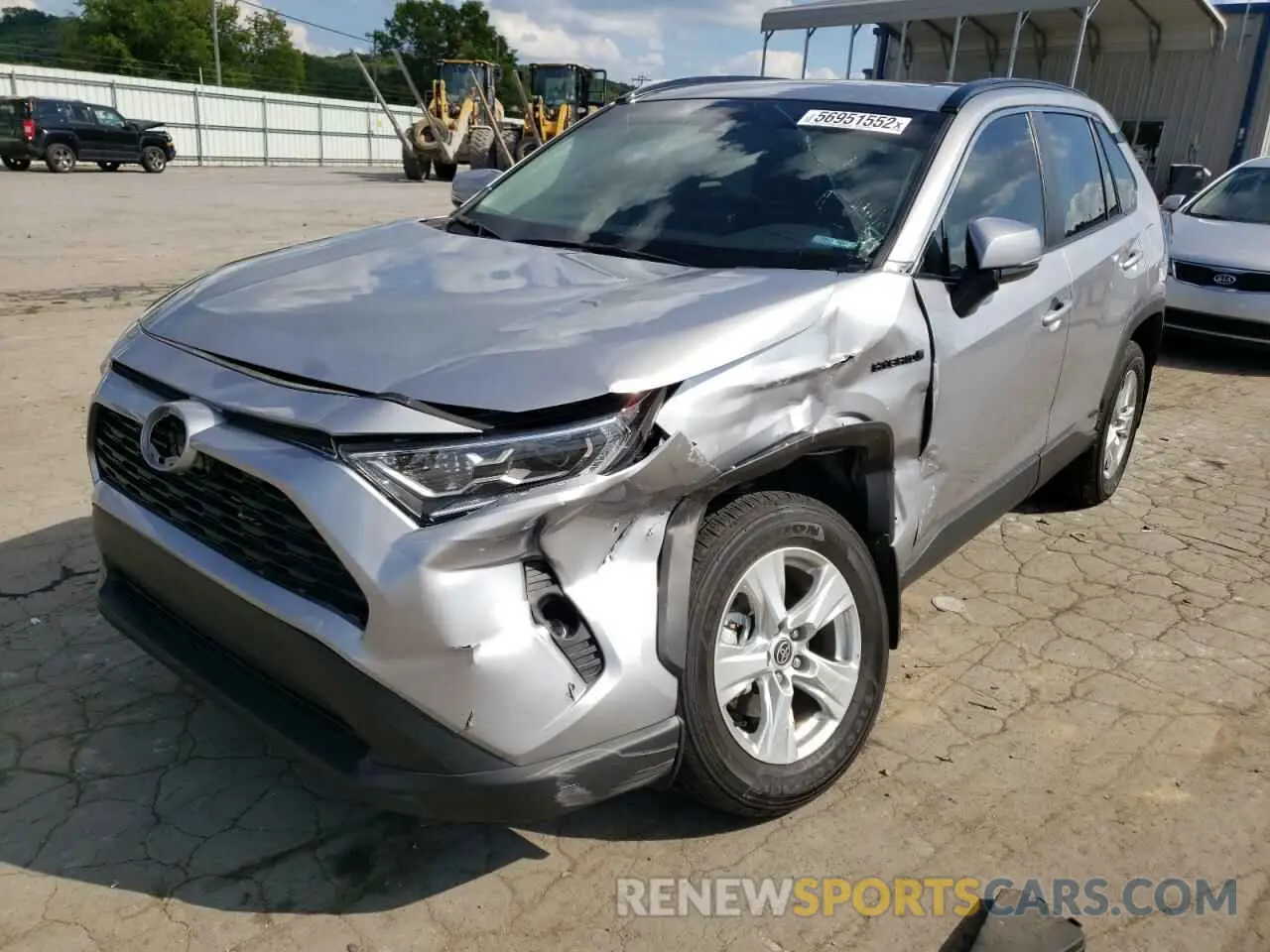 2 fotografías del automóvil dañado 4T3RWRFV8MU040261 TOYOTA RAV4 2021