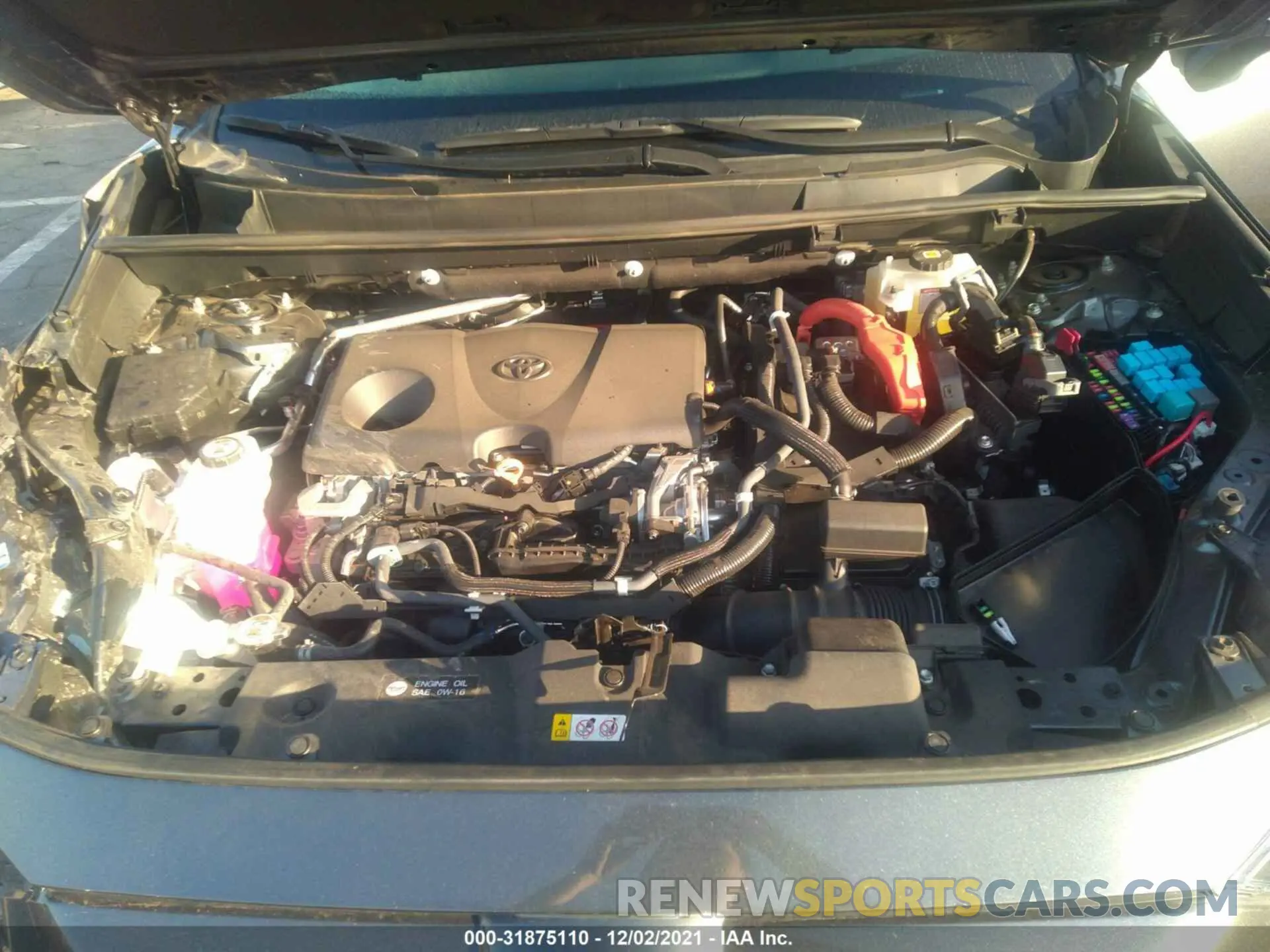 10 fotografías del automóvil dañado 4T3RWRFVXMU022764 TOYOTA RAV4 2021