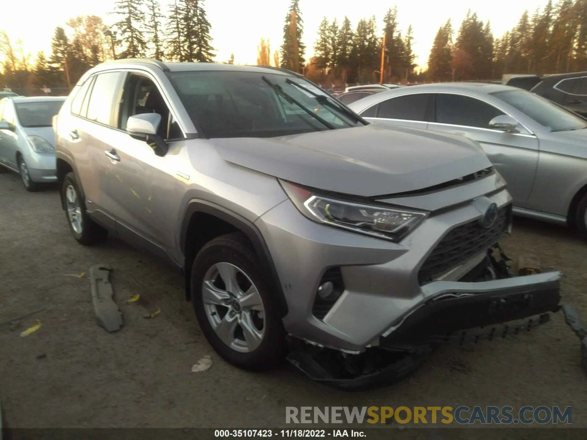 1 fotografías del automóvil dañado 4T3RWRFVXMU023882 TOYOTA RAV4 2021