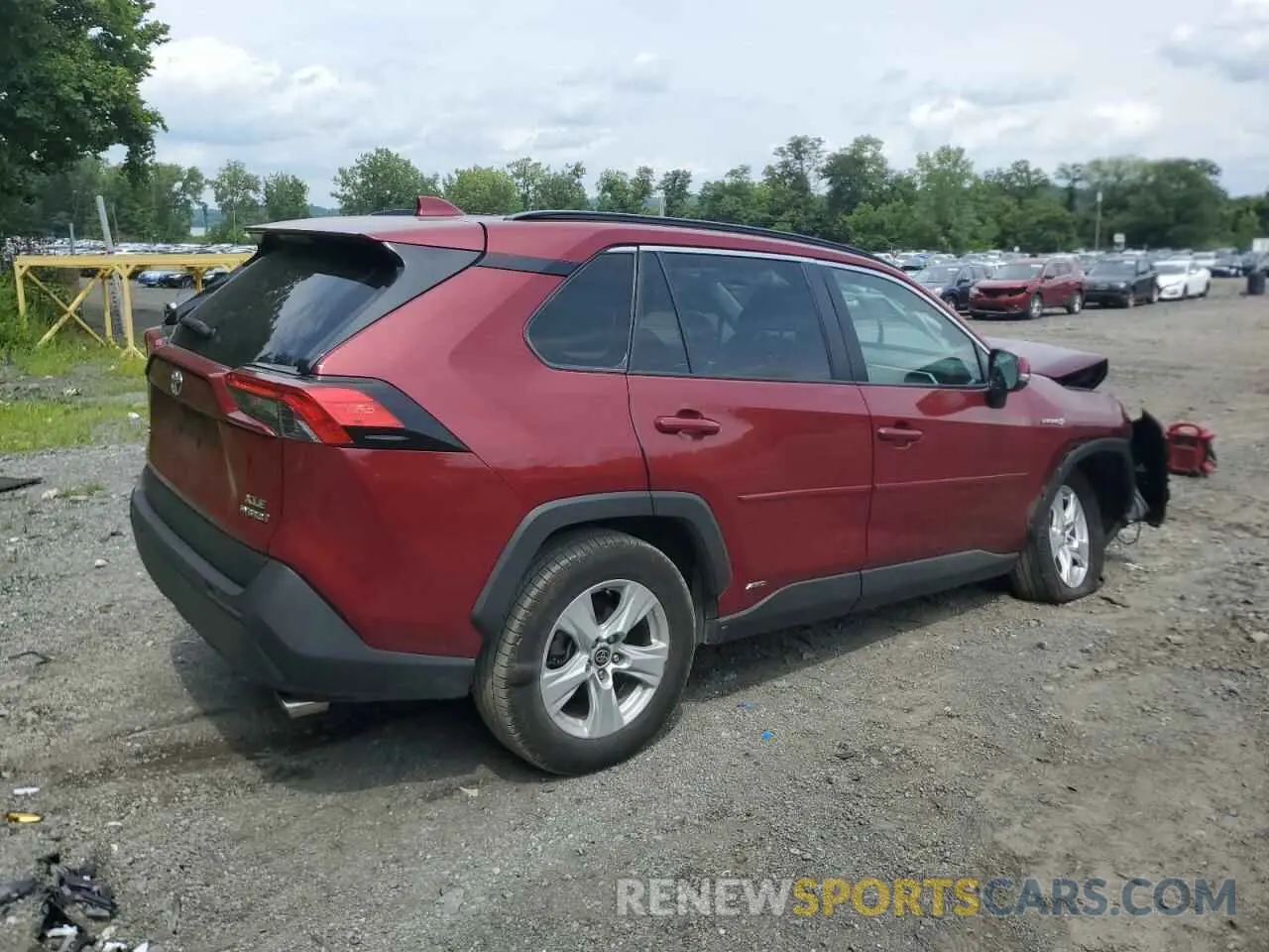 3 fotografías del automóvil dañado 4T3RWRFVXMU048734 TOYOTA RAV4 2021