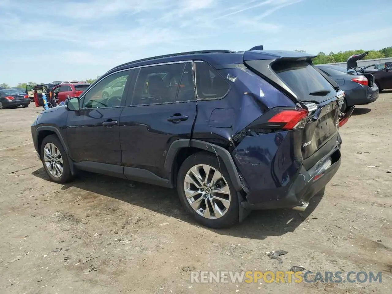 2 fotografías del automóvil dañado JTMA1RFV2MD072292 TOYOTA RAV4 2021