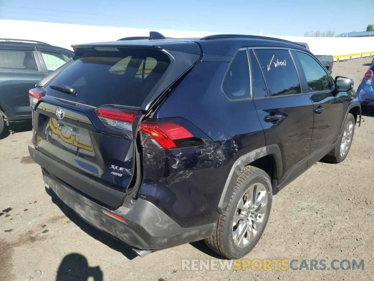 4 fotografías del automóvil dañado JTMA1RFV4MD071189 TOYOTA RAV4 2021