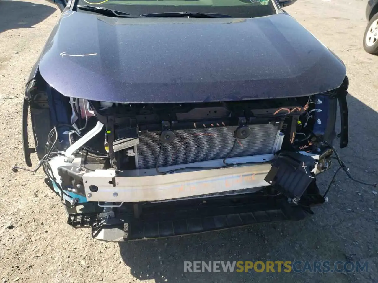 9 fotografías del automóvil dañado JTMA1RFV4MD071189 TOYOTA RAV4 2021