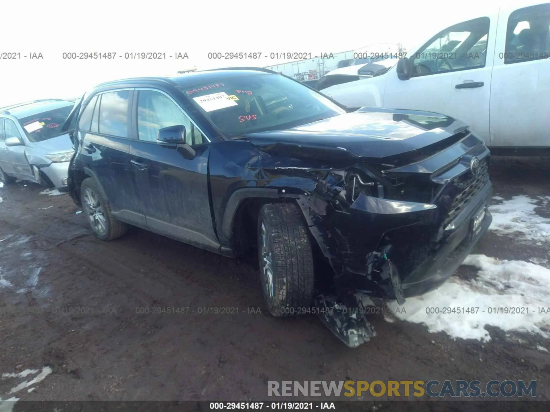 1 fotografías del automóvil dañado JTMA1RFV5MD531749 TOYOTA RAV4 2021