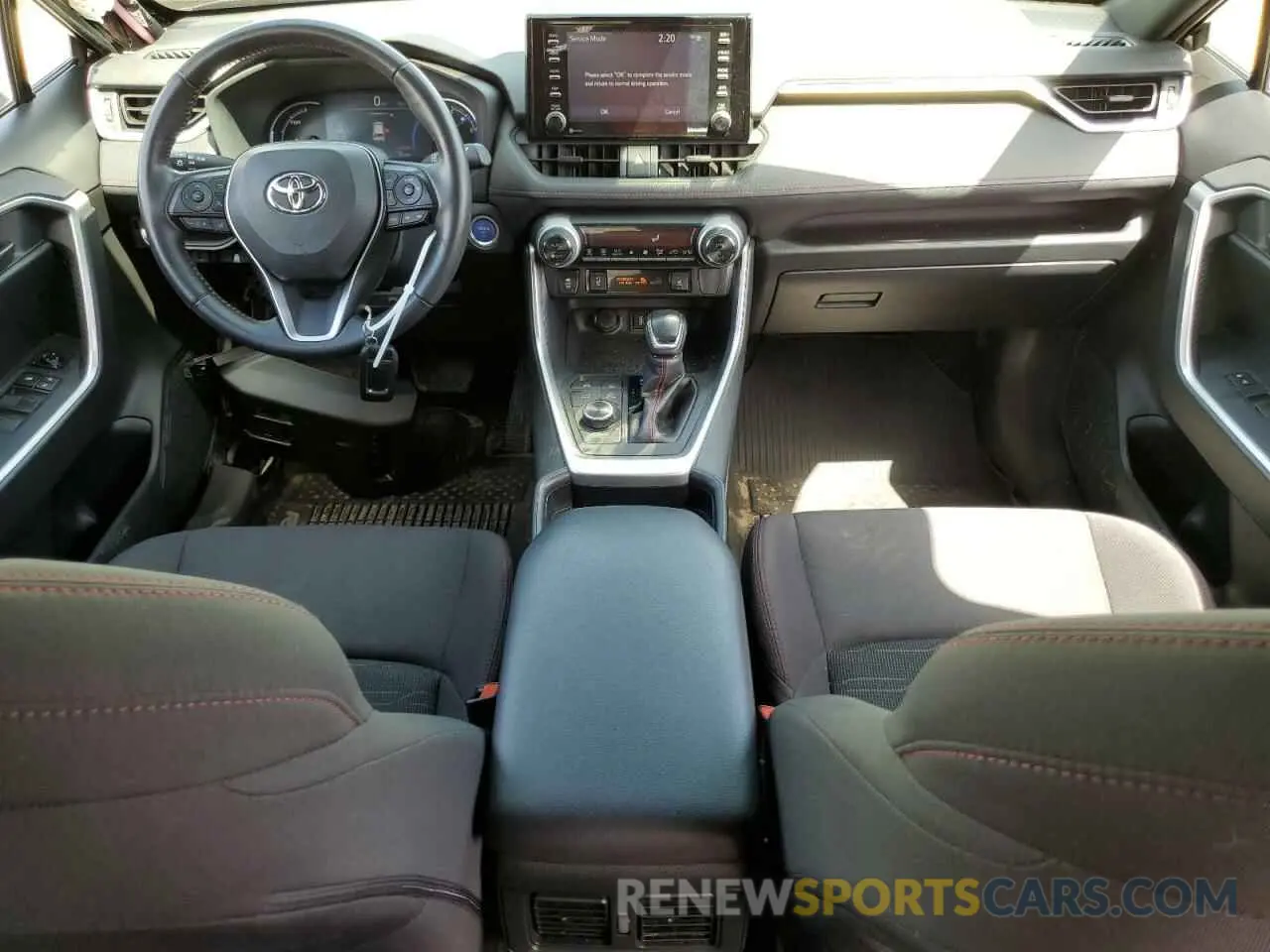 8 fotografías del automóvil dañado JTMAB3FV9MD036402 TOYOTA RAV4 2021