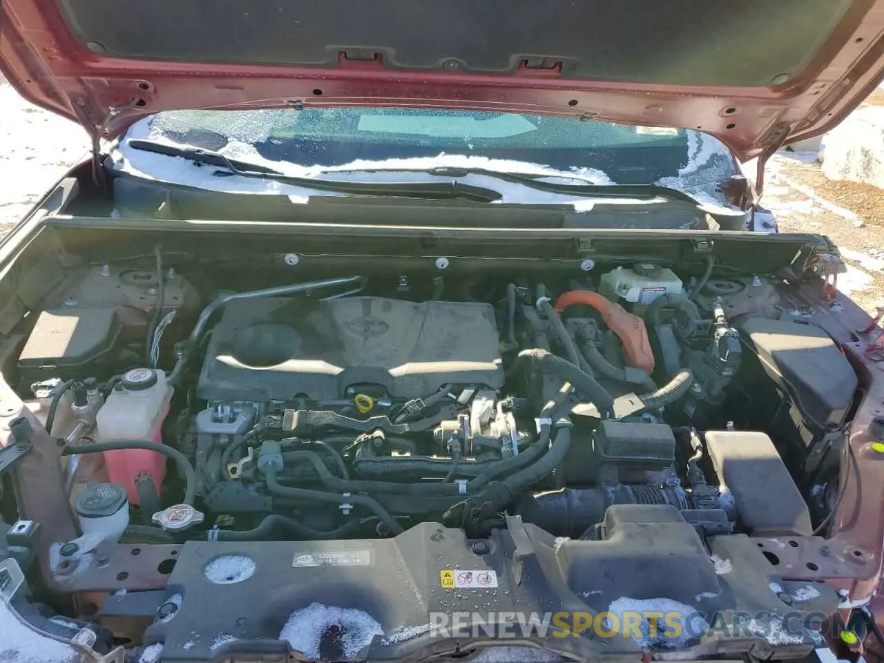 12 fotografías del automóvil dañado JTMB6RFV0MD020892 TOYOTA RAV4 2021