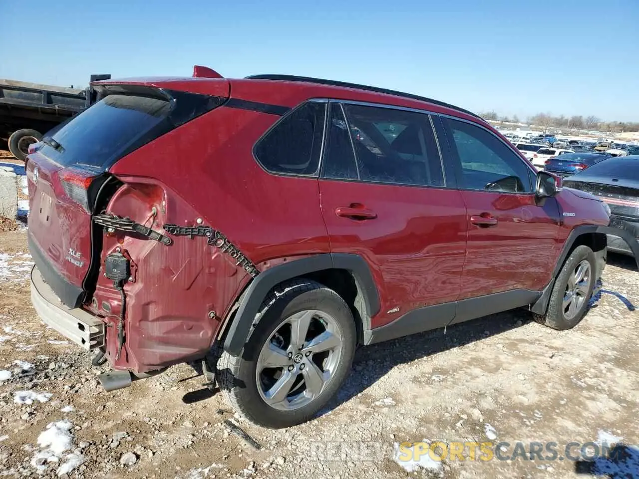 3 fotografías del automóvil dañado JTMB6RFV0MD020892 TOYOTA RAV4 2021