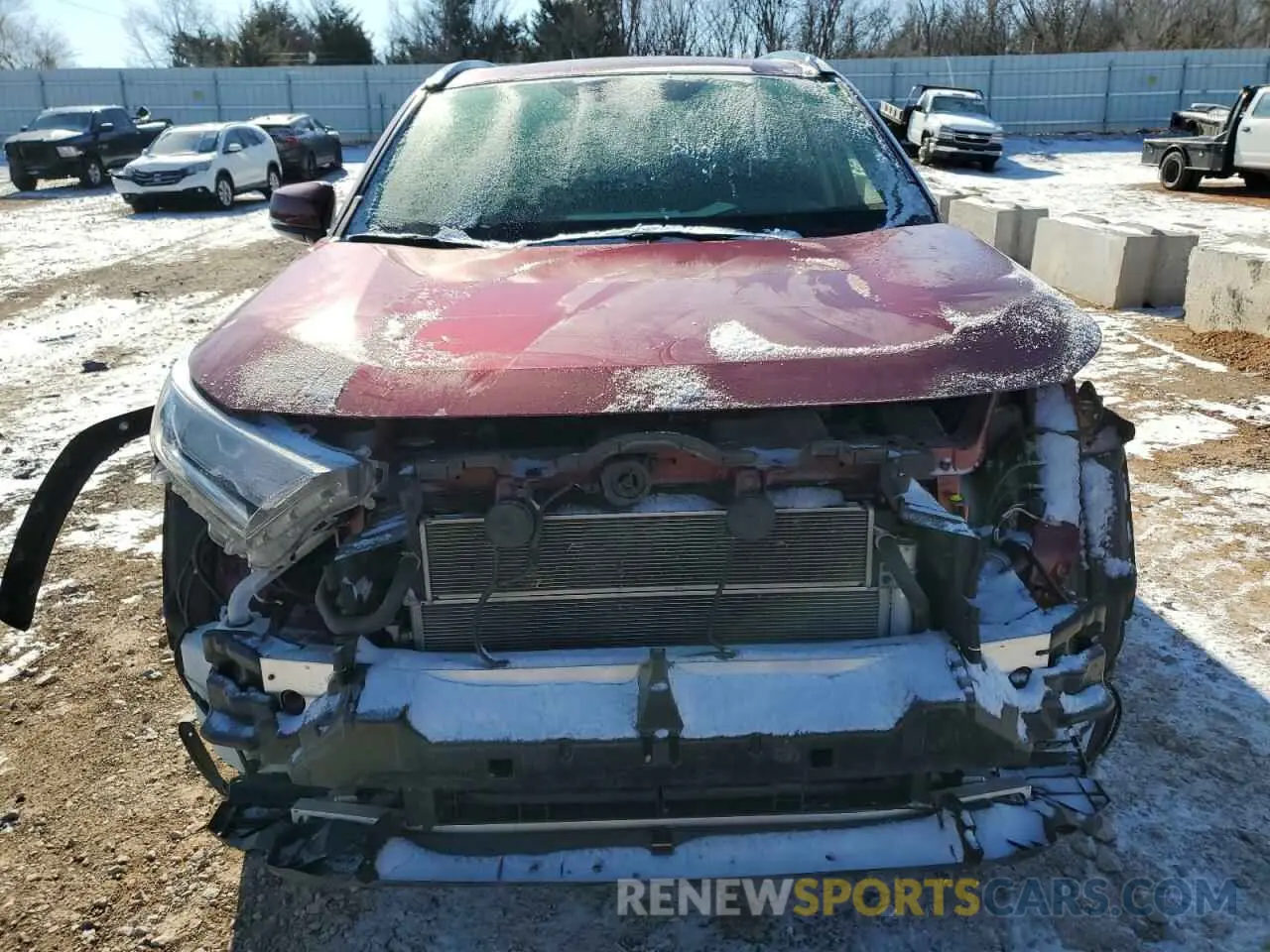 5 fotografías del automóvil dañado JTMB6RFV0MD020892 TOYOTA RAV4 2021