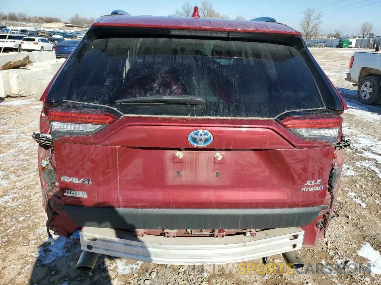 6 fotografías del automóvil dañado JTMB6RFV0MD020892 TOYOTA RAV4 2021