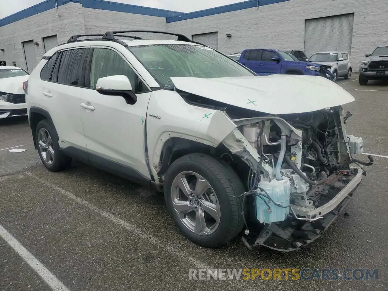 4 fotografías del automóvil dañado JTMB6RFV4MD039395 TOYOTA RAV4 2021