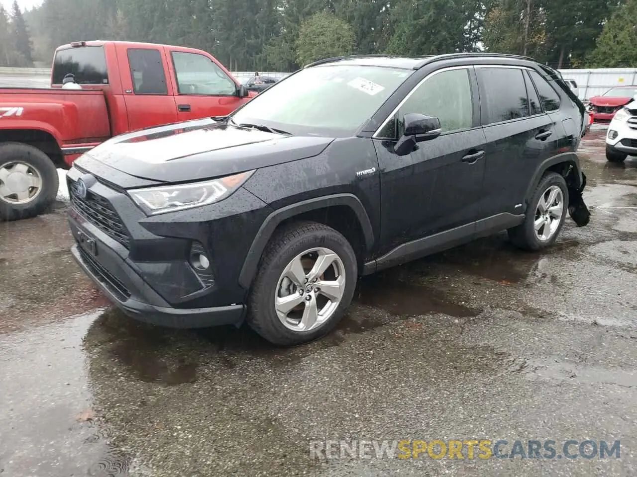 1 fotografías del automóvil dañado JTMB6RFV8MD038492 TOYOTA RAV4 2021