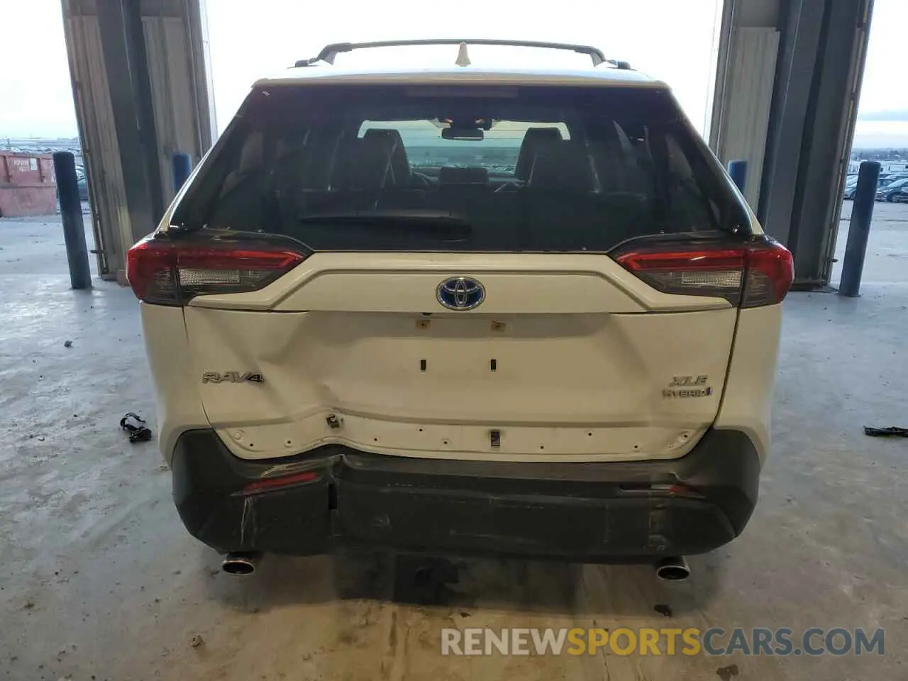 6 fotografías del automóvil dañado JTMB6RFV9MD040753 TOYOTA RAV4 2021