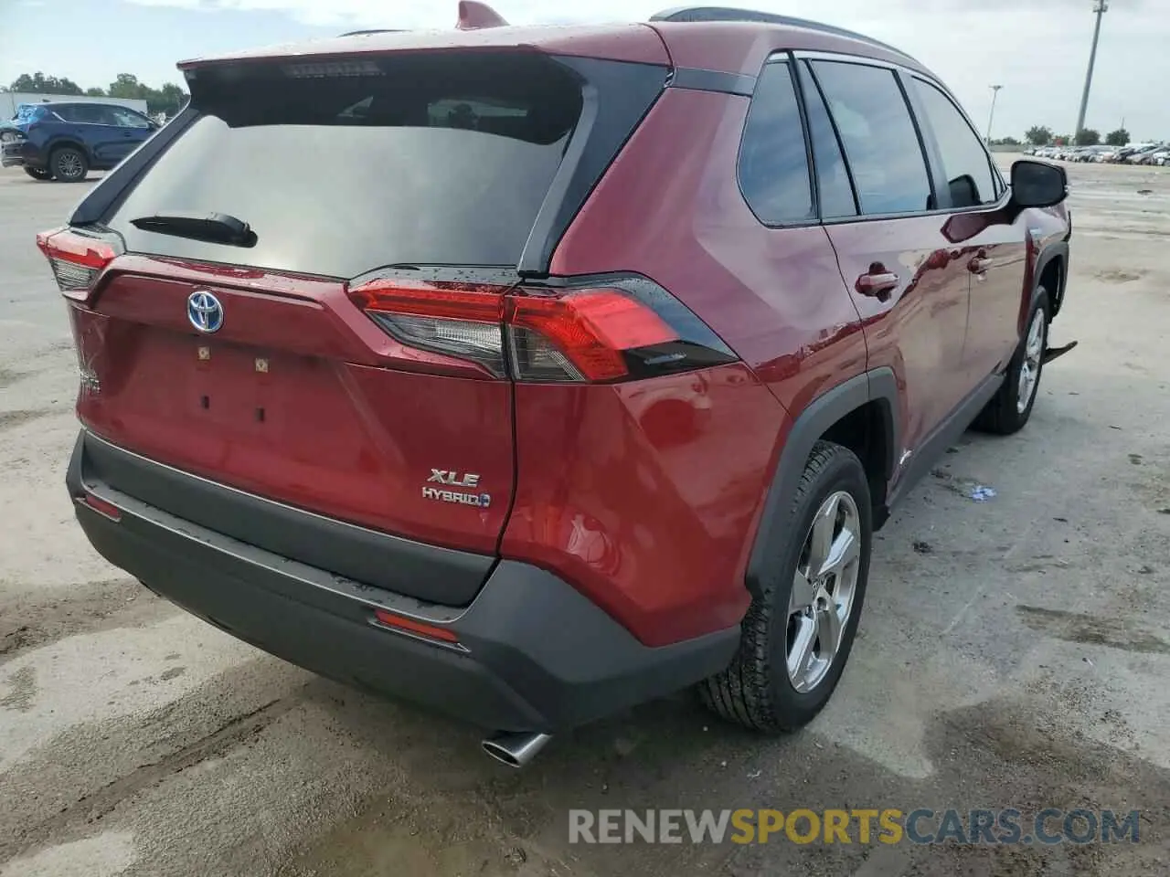 4 fotografías del automóvil dañado JTMB6RFVXMD040759 TOYOTA RAV4 2021