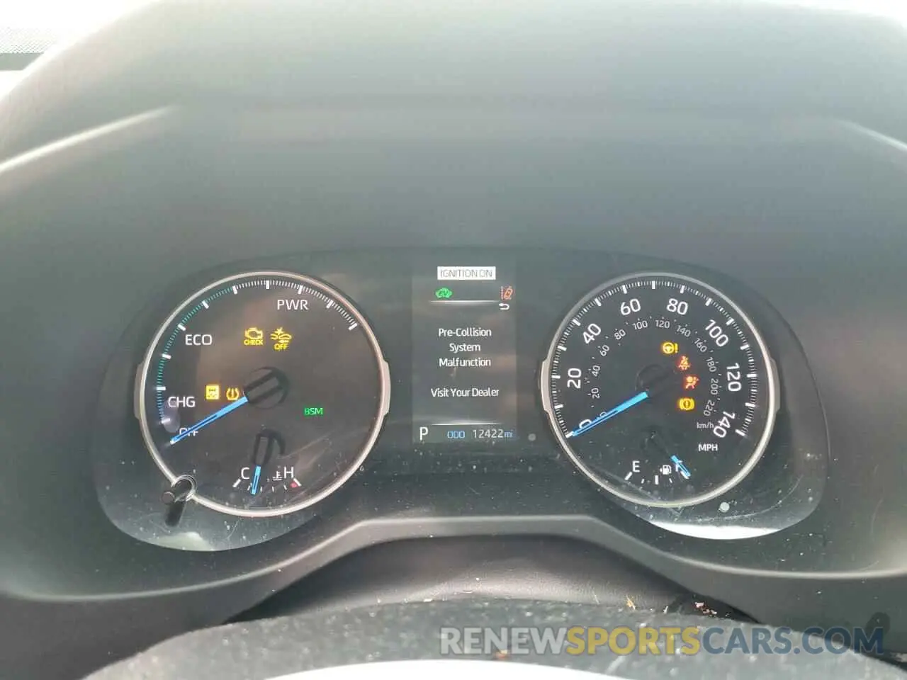 8 fotografías del automóvil dañado JTMB6RFVXMD040759 TOYOTA RAV4 2021