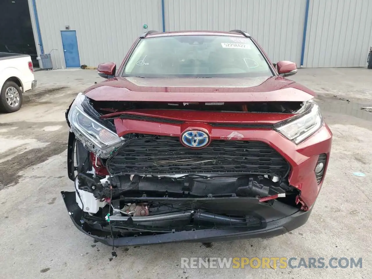 9 fotografías del automóvil dañado JTMB6RFVXMD040759 TOYOTA RAV4 2021