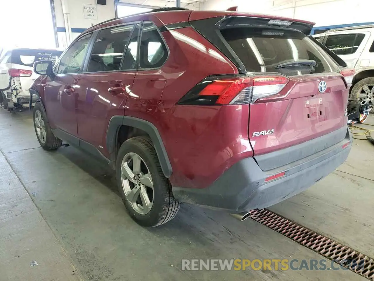 3 fotografías del automóvil dañado JTMB6RFVXMD041670 TOYOTA RAV4 2021