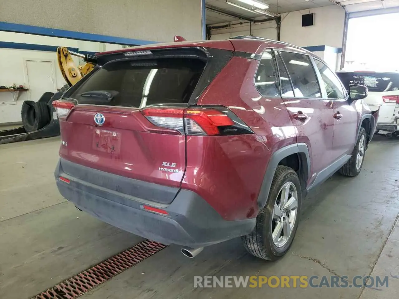 4 fotografías del automóvil dañado JTMB6RFVXMD041670 TOYOTA RAV4 2021