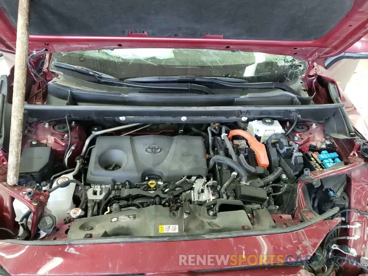 7 fotografías del automóvil dañado JTMB6RFVXMD041670 TOYOTA RAV4 2021