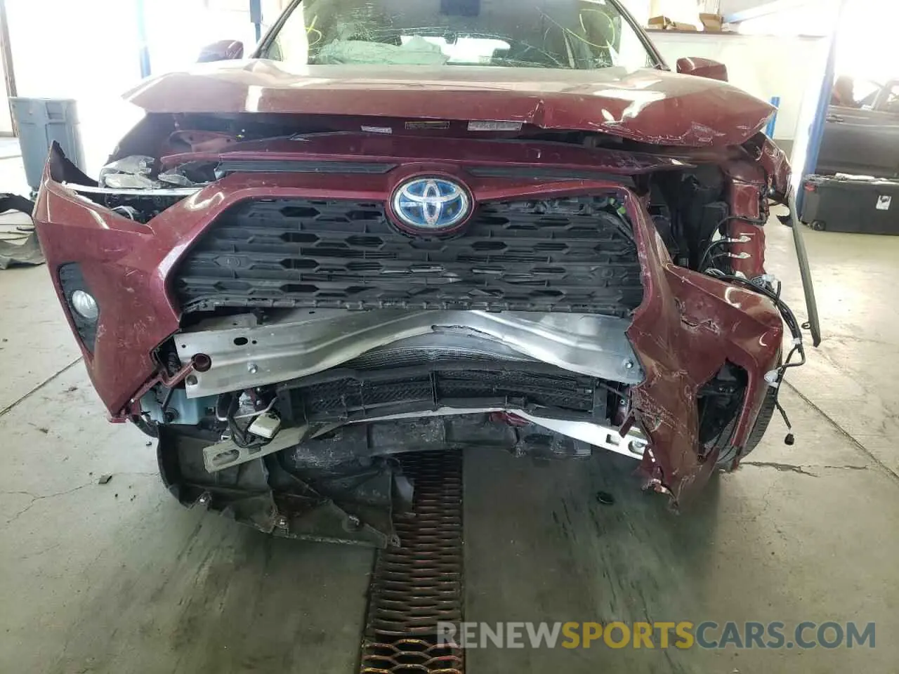 9 fotografías del automóvil dañado JTMB6RFVXMD041670 TOYOTA RAV4 2021