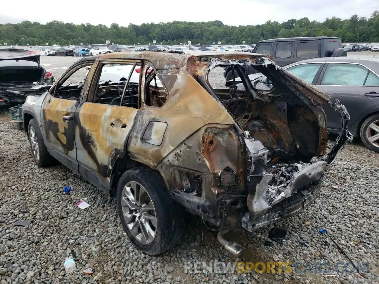 3 fotografías del automóvil dañado JTMC1RFV0MJ023585 TOYOTA RAV4 2021