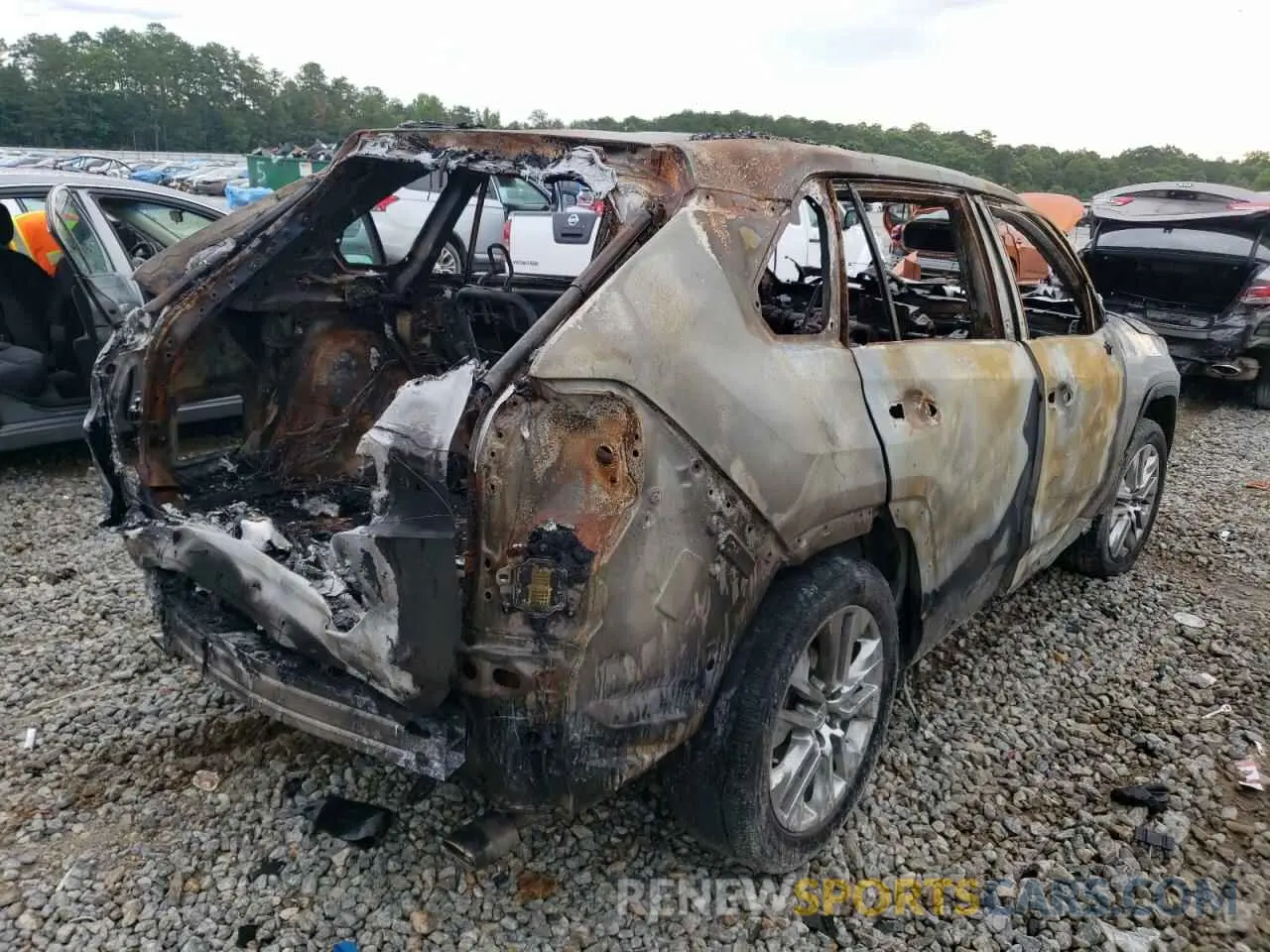 4 fotografías del automóvil dañado JTMC1RFV0MJ023585 TOYOTA RAV4 2021