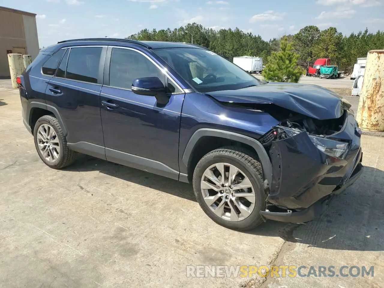 4 fotografías del automóvil dañado JTMC1RFV2MD070292 TOYOTA RAV4 2021